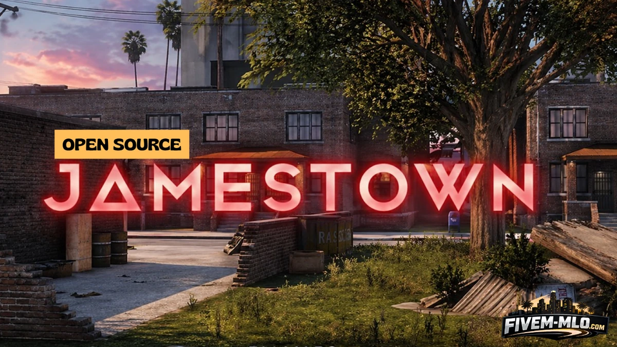 Jamestown Hood FiveM | Realistic Hood Map for FiveM | Open Source